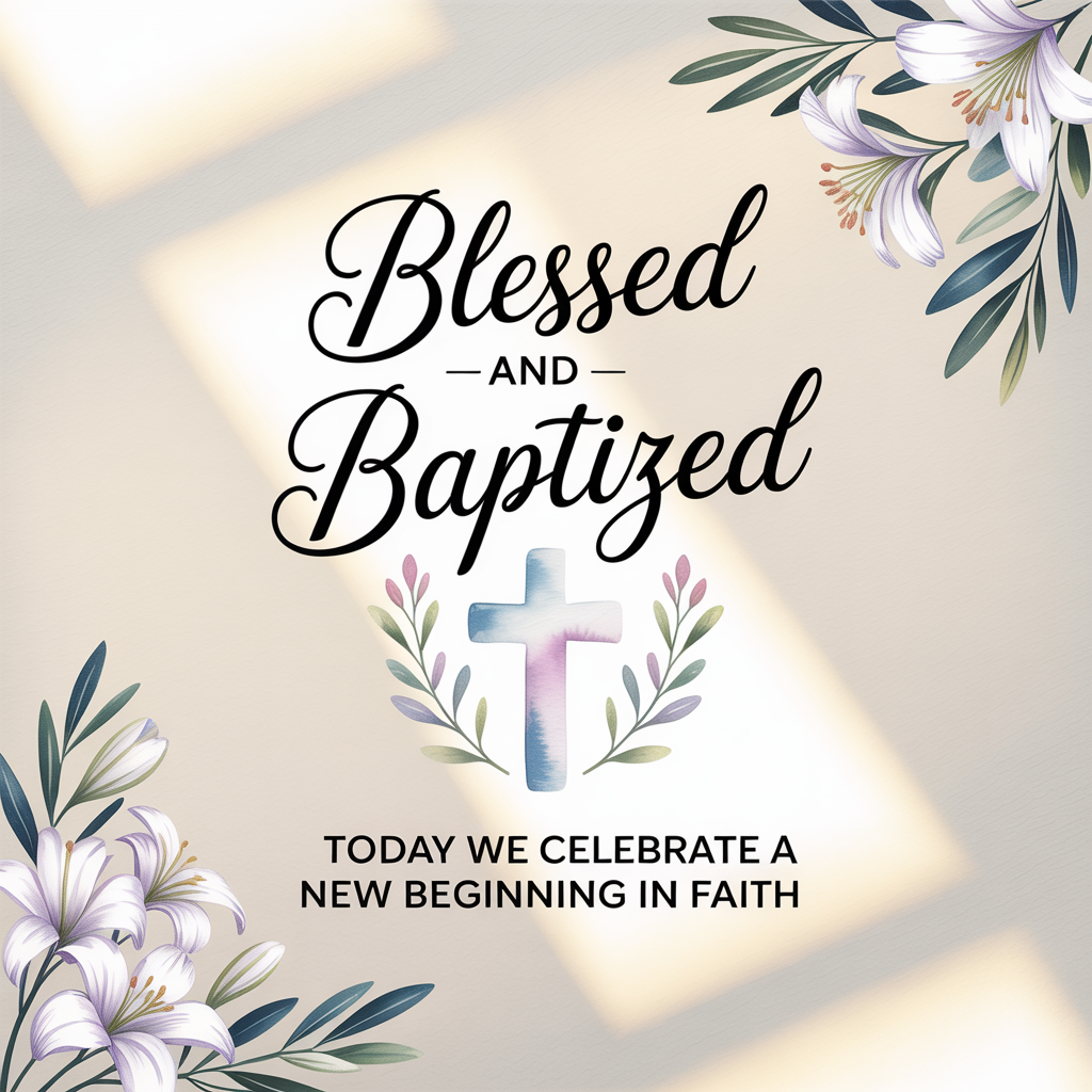 Baptism Instagram Captions