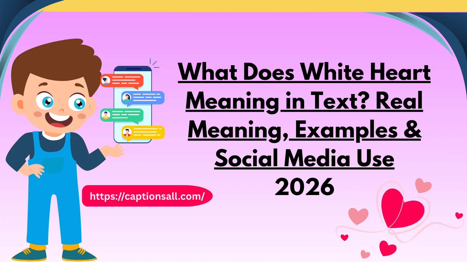 White Heart Meaning in Text?
