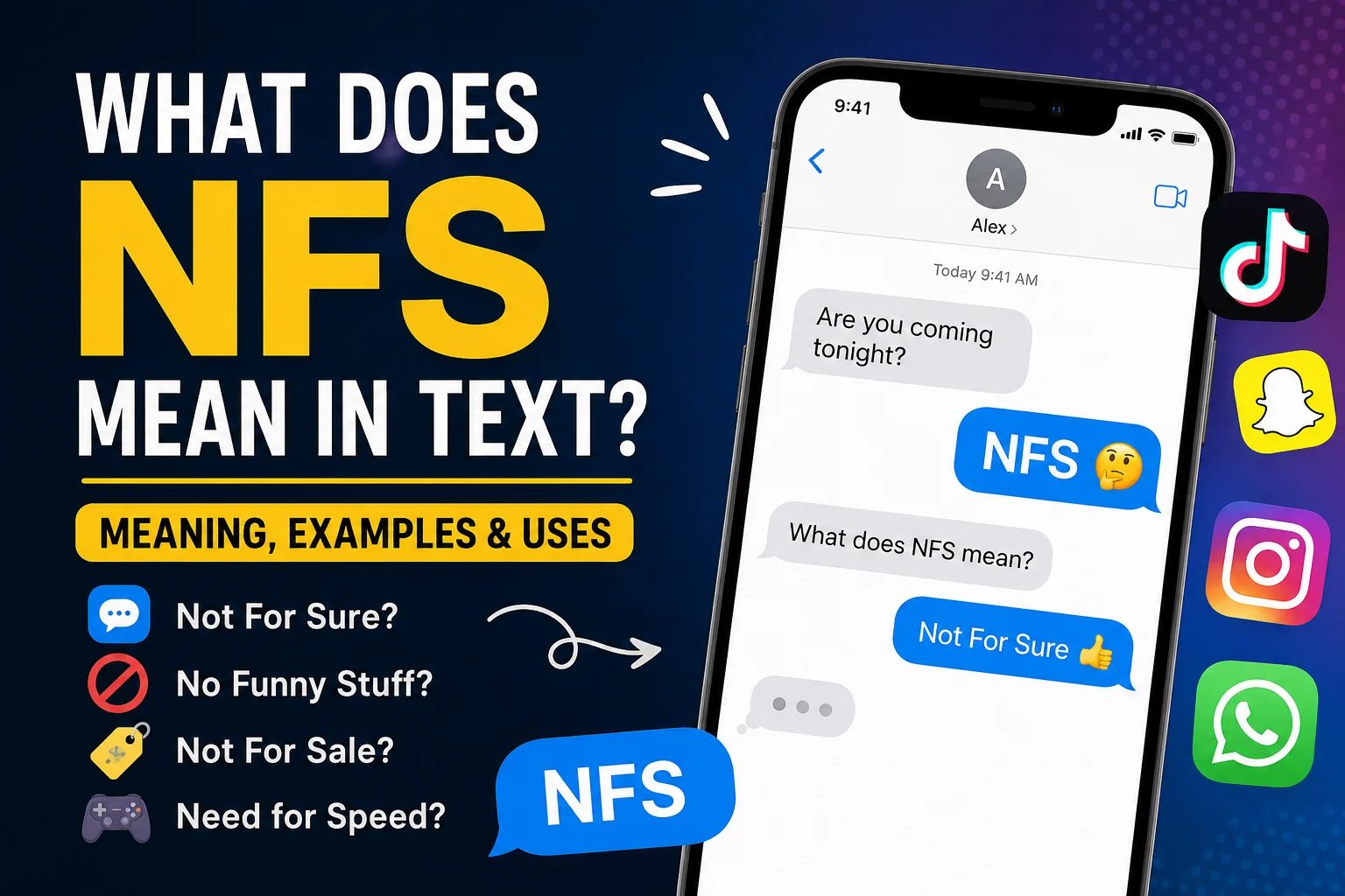 NFS Mean in Text